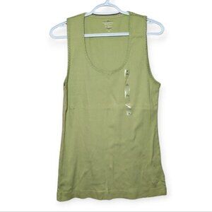 NWT Vintage Y2K  Tommy Hilfiger Lime Green Tank Top XL Woman